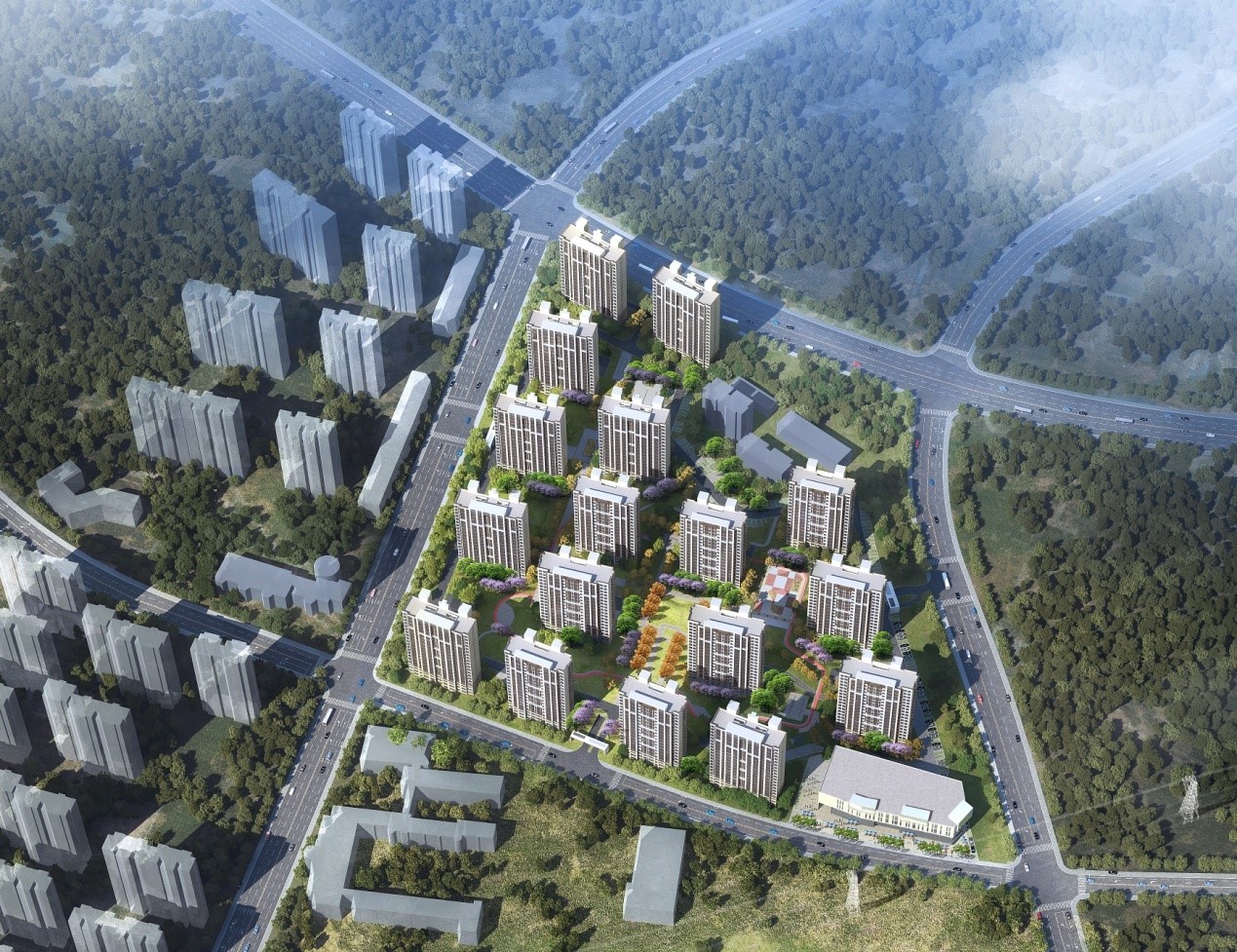 盘城镇街经济合用房项目桩基工程落成